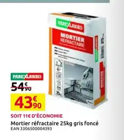 Mr Bricolage Mortier réfractaire gris foncé offre
