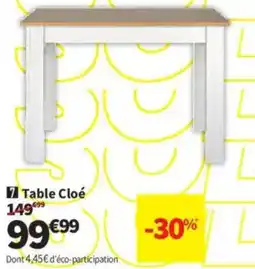 Conforama Table Cloé offre