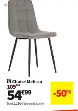 Conforama Chaise Melissa offre