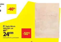 Conforama Tapis Micro offre