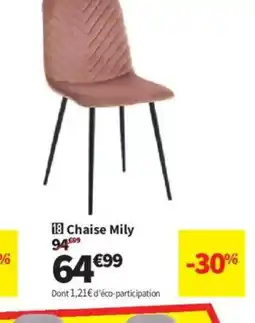 Conforama Chaise Mily offre
