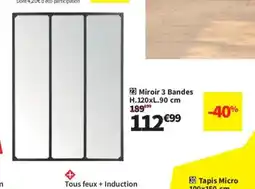 Conforama Miroir 3 Bandes offre