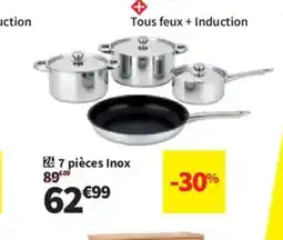 Conforama 7 pièces Inox offre