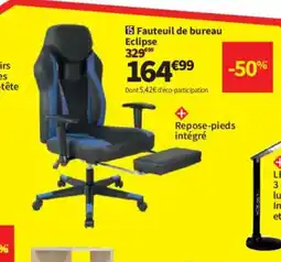 Conforama Fauteuil de bureau Eclipse offre