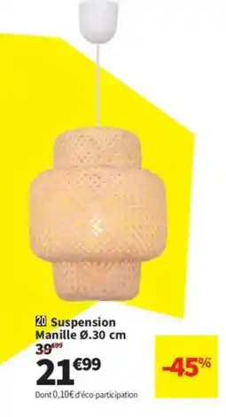 Conforama Suspension Manille offre