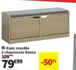 Conforama Banc meuble à chaussures Banco offre