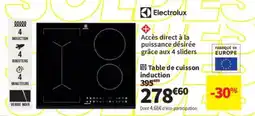 Conforama ELECTROLUX Table de cuisson induction offre