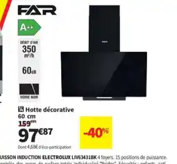 Conforama FAR Hotte décorative offre
