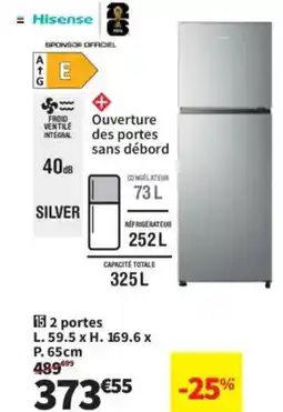Conforama HISENSE 2 portes offre