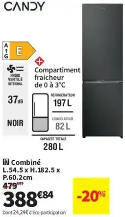 Conforama CANDY Combiné offre