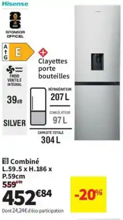 Conforama HISENSE Combiné offre