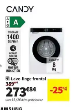 Conforama CANDY Lave-linge frontal offre