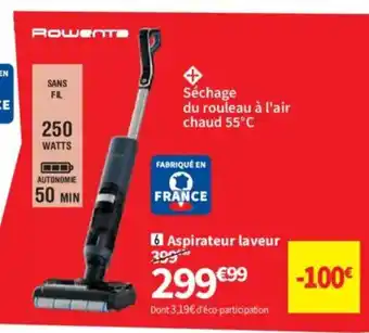 Conforama ROWENTA Aspirateur laveur offre