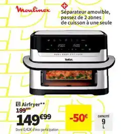 Conforama MOULINEX Airfryer offre
