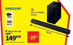 Conforama SAMSUNG Barre de son offre