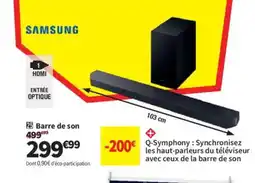 Conforama SAMSUNG Barre de son offre