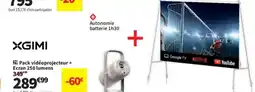 Conforama XGIMI Pack vidéoprojecteur + Ecran 250 lumens offre