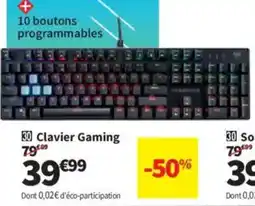 Conforama Clavier Gaming offre