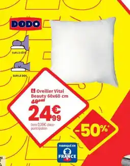 Conforama DODO Oreiller Vital Beauty offre