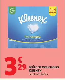 Auchan KLEENEX Boîte de mouchoirs offre