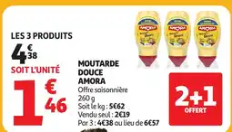 Auchan AMORA Moutarde douce offre