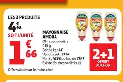 Auchan AMORA Mayonnaise offre