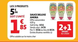 Auchan AMORA Sauce deluxe offre