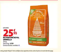 Auchan ROYAL UMBRELLA Riz parfumé offre