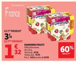 Auchan DANONINO Fruits offre