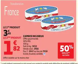 Auchan CAPRICE DES DIEUX offre