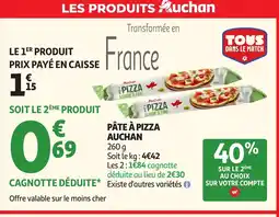 Auchan AUCHAN Pâte à pizza offre