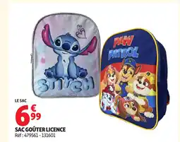 Auchan Sac goûter licence offre
