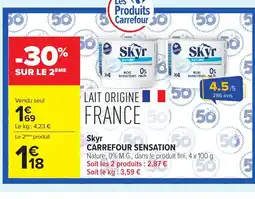 Carrefour Market CARREFOUR SENSATION Skyr offre