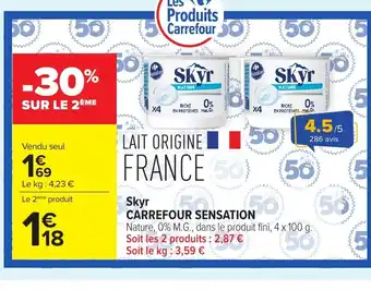 Carrefour Market CARREFOUR SENSATION Skyr offre