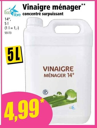 Norma Vinaigre Ménager offre