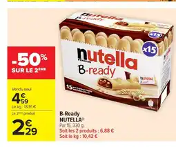 Carrefour Market NUTELLA B-ready offre