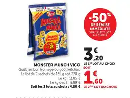 Bi1 VICO monster munch offre