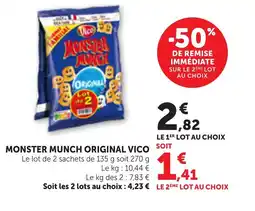 Bi1 VICO Monster munch original offre