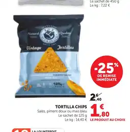 Bi1 Tortilla chips offre