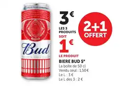 Bi1 BUD 5° Biere offre
