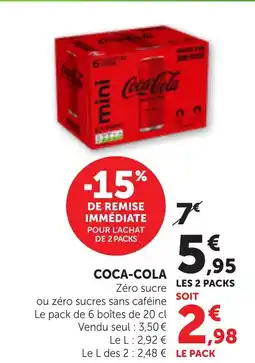 Bi1 COCA-COLA offre
