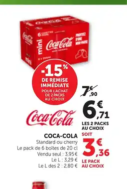Bi1 COCA-COLA offre