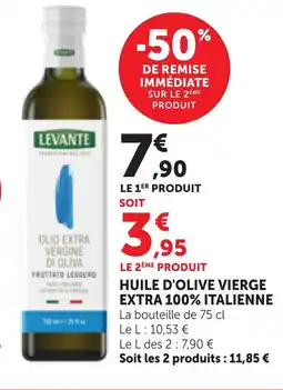 Bi1 Huile d'olive vierge extra 100% italienne offre