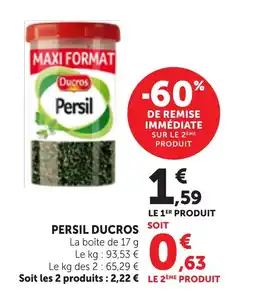 Bi1 DUCROS PErsil offre