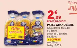 Bi1 GRAND MERE Pates offre