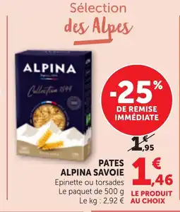 Bi1 ALPINA SAVOIE Pates offre