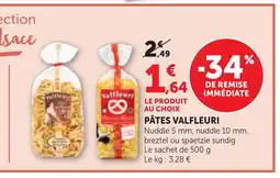 Bi1 VALFLEURI Pâtes offre