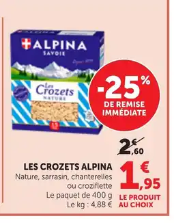 Bi1 Les crozets alpina offre