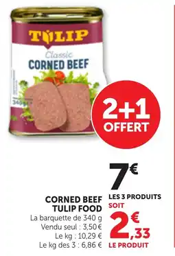 Bi1 TULIP FOOD Corned beef offre