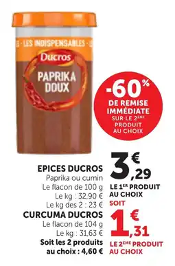 Bi1 DUCROS Epices offre